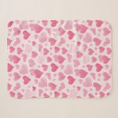 Couverture Sherpa L'amour rose (Devant (Horizontal))