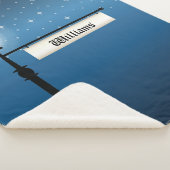 Couverture Sherpa Lampe Ancienne À La Nuit & Connexion Pour Nom De F (3/4)