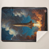 Couverture Sherpa Lancement d'une fusée de fusion rétro époustouflan (Devant (Horizontal))