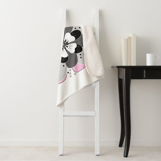 Couverture Sherpa Lancer l'oreiller (En situation)