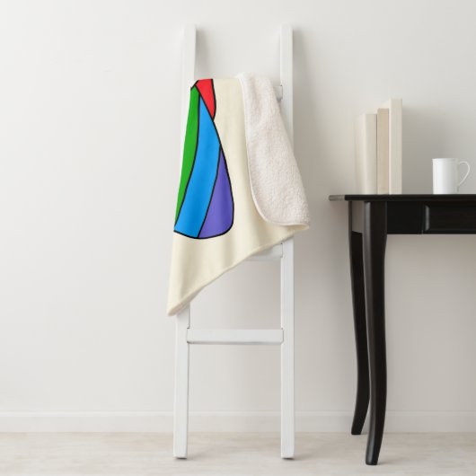 Couverture Sherpa Langue arc-en-ciel LGBT (En situation)