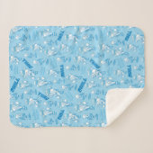 Couverture Sherpa L'ANNÉE SANS Motif SANTA CLAUS™ Snow Miser (Devant (Horizontal))