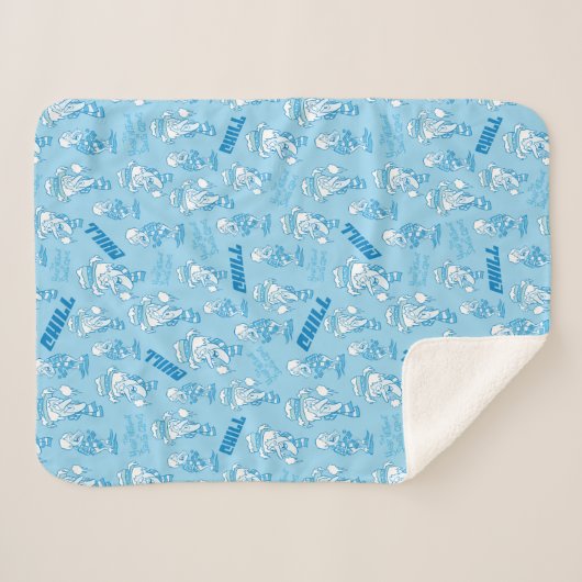 Couverture Sherpa L'ANNÉE SANS Motif SANTA CLAUS™ Snow Miser (Devant (Horizontal))