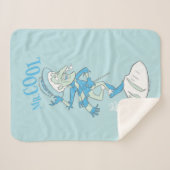 Couverture Sherpa L'ANNÉE SANS SANTA CLAUS™ | Monsieur le Cool (Devant (Horizontal))