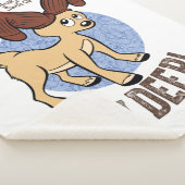 Couverture Sherpa L'ANNÉE SANS SANTA CLAUS™ | Vixen "Oh Deer" (3/4)