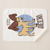 Couverture Sherpa L'ANNÉE SANS SANTA CLAUS™ | Vixen "Oh Deer" (Devant (Horizontal))