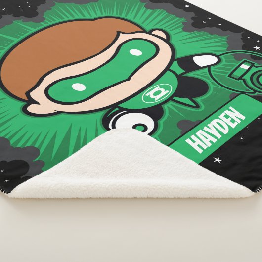 Couverture Sherpa Lanterne verte de Chibi qui traverse l'espace (3/4)