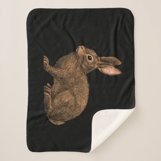 Couverture Sherpa Lapin 2 (Devant)