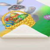Couverture Sherpa Lapin de Pâques (3/4)