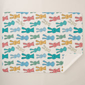 Couverture Sherpa Lapin de Pâques (Devant (Horizontal))