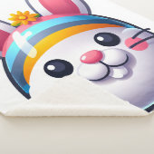 Couverture Sherpa Lapin de Pâques (3/4)