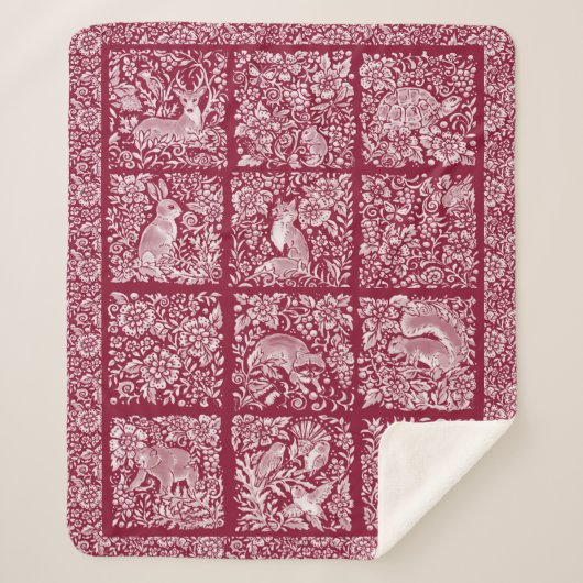 Couverture Sherpa Lapin renard renard renard renard renard renard re (Devant)