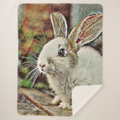 Couverture Sherpa lapin toony (Devant)