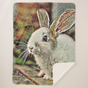 Couverture Sherpa lapin toony