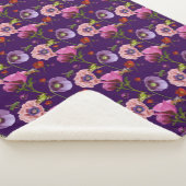 Couverture Sherpa Large floral blanket (3/4)