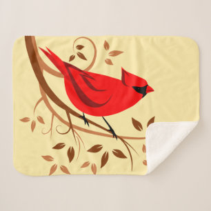 Couverture Sherpa L'art cardinal rouge