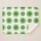 Couverture Sherpa l'art du mandala motif (Devant (Horizontal))