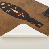 Couverture Sherpa L'art tribal africain Abstrait (3/4)