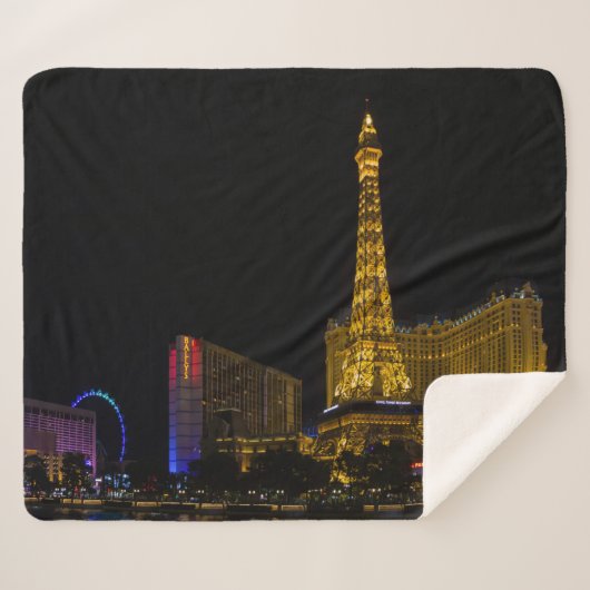 Couverture Sherpa Las Vegas la nuit (Devant (Horizontal))