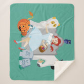 Couverture Sherpa L'Assistant D'Oz™ | Dorothy Halloween Joyeuse Dans (Devant)