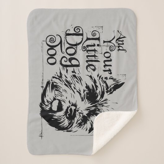 Couverture Sherpa L'Assistant D'Oz™ | Et Ton Petit Chien Aussi (Devant)