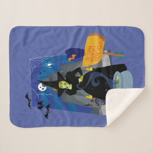 Couverture Sherpa L'Assistant D'Oz™ | La sorcière méchante (Devant (Horizontal))