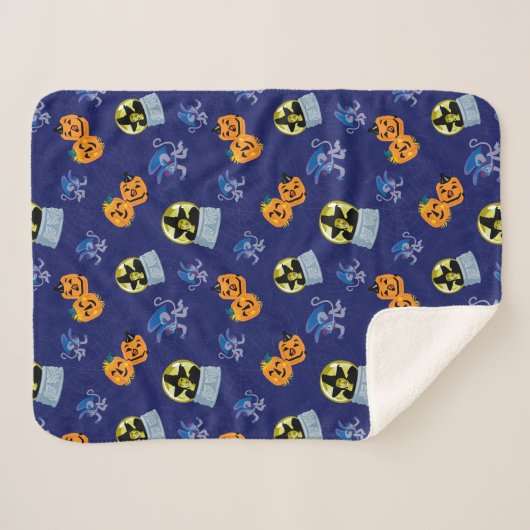 Couverture Sherpa L'Assistant D'Oz™ | Motif de la sorcière d'Hallowe (Devant (Horizontal))