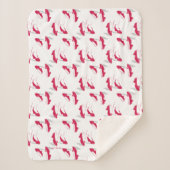 Couverture Sherpa L'Assistant D'Oz™ | Motif Ruby Slippers™ (Devant)