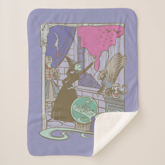 Couverture Sherpa L'Assistant D'Oz™ | Storybook Wicked Witch™ (Devant)