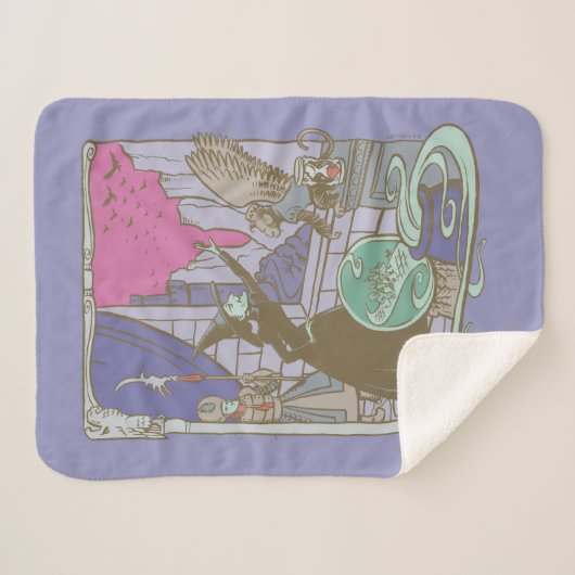 Couverture Sherpa L'Assistant D'Oz™ | Storybook Wicked Witch™ (Devant (Horizontal))