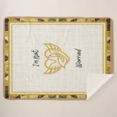 Couverture Sherpa L'Assurance Dorée - Matthieu 6:25 (Devant (Horizontal))