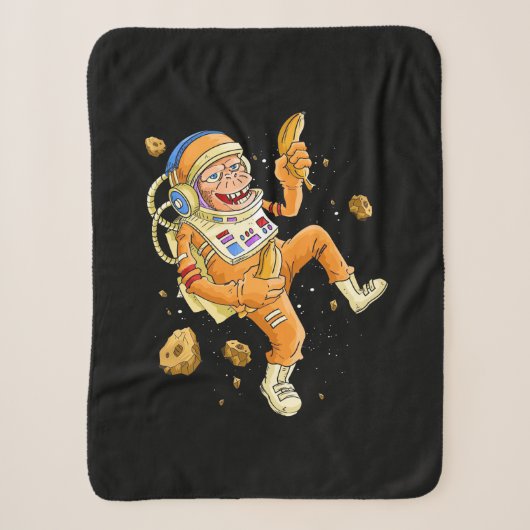 Couverture Sherpa L'astronaute Monkey Space (Devant)