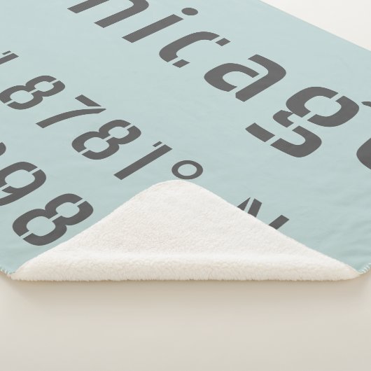 Couverture Sherpa Latitude de Chicago et longitude (3/4)