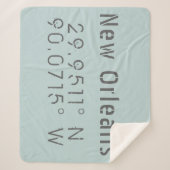 Couverture Sherpa Latitude et longitude de la Nouvelle-Orléans (Devant)