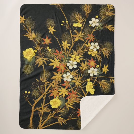 Couverture Sherpa L'automne japonais laisse l'art classique antique (Devant)