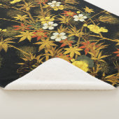 Couverture Sherpa L'automne japonais laisse l'art classique antique  (3/4)