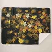 Couverture Sherpa L'automne japonais laisse l'art classique antique  (Devant (Horizontal))