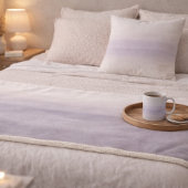 Couverture Sherpa Lavender Dusk Fade Sherpa Blanket