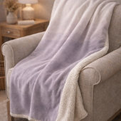 Couverture Sherpa Lavender Dusk Fade Sherpa Blanket