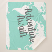 Couverture Sherpa L'aventure attend la carte et la menthe blanches (Devant)