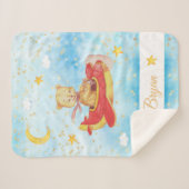 Couverture Sherpa L'avion d'air de vol de nounours de *~* tient le (Devant (Horizontal))