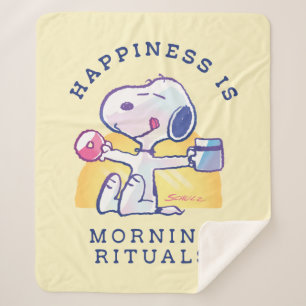 Couverture Sherpa Le bonheur, c'est les rituels du matin