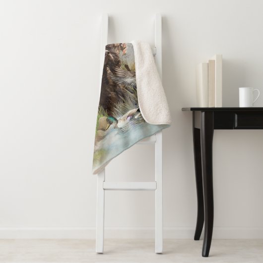 Couverture Sherpa Le Boykin Spaniel (En situation)