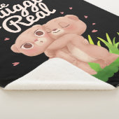 Couverture Sherpa Le casse-croûte est de vrais mignons câlins d'ours (3/4)