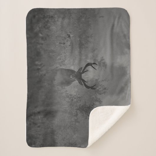 Couverture Sherpa Le Cerf Dans La Mist (Devant)