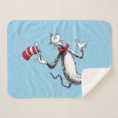 Couverture Sherpa Le Chat Chapeauté S'incline (Devant (Horizontal))