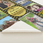 Couverture Sherpa Le collage 10 de photo de famille décrit l'or noir (3/4)