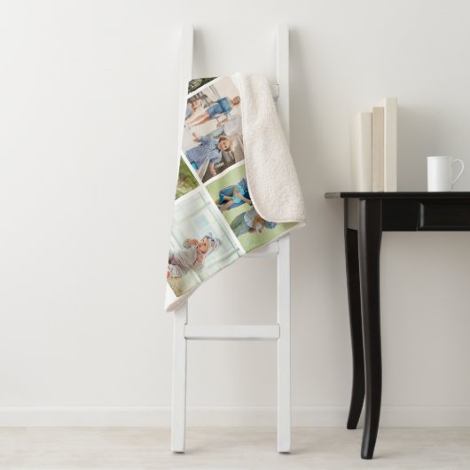 Couverture Sherpa Le Collage photo de la belle mère (En situation)