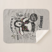 Couverture Sherpa Le Collage Retro de Goonies Chunk (Devant (Horizontal))