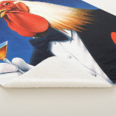 Couverture Sherpa Le coq Dapper | Funny Gentleman's Club (3/4)